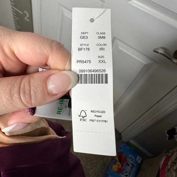 J.Crew NWT Women's Purple High Waisted Bikini Bottom Size XXL - Picture 3 of 6